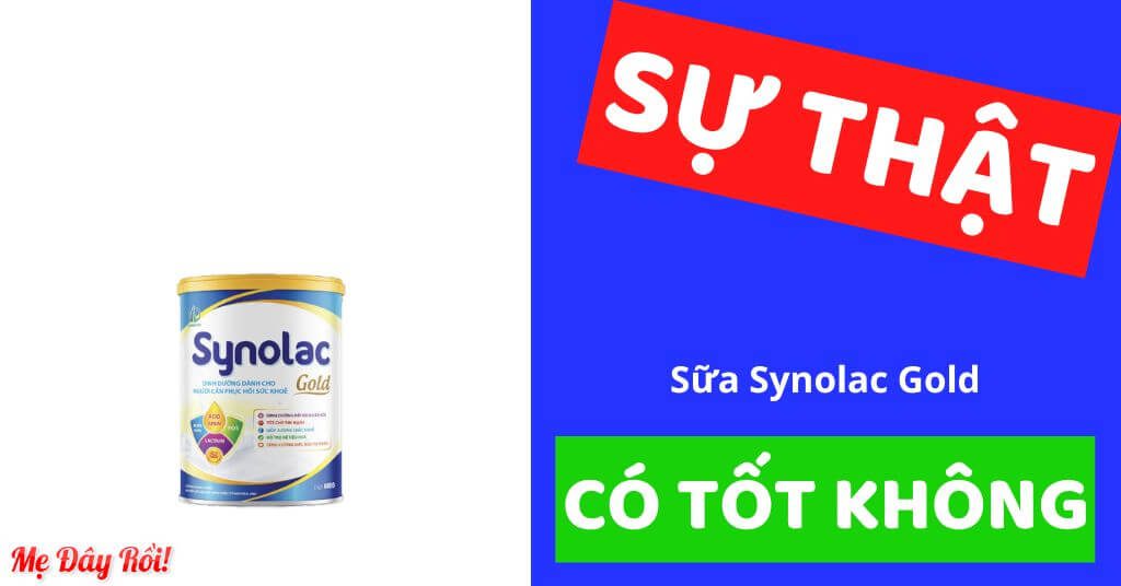 Sữa Synolac Gold có tốt không giá bao nhiêu trị mất ngủ