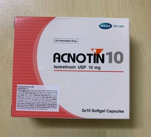 Acnotin 10mg là thuốc gì chữa bệnh gì uống bao lâu Cách dùng liều dùng có ảnh hưởng gì không có tốt không giá bao nhiêu Có nên mua không hình 2