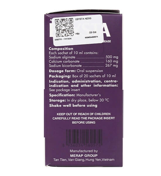 Ebysta là thuốc gì uống trước hay sau ăn trị bệnh gì giá bao nhiêu có dùng được cho bà bầu cho con bú hình 6