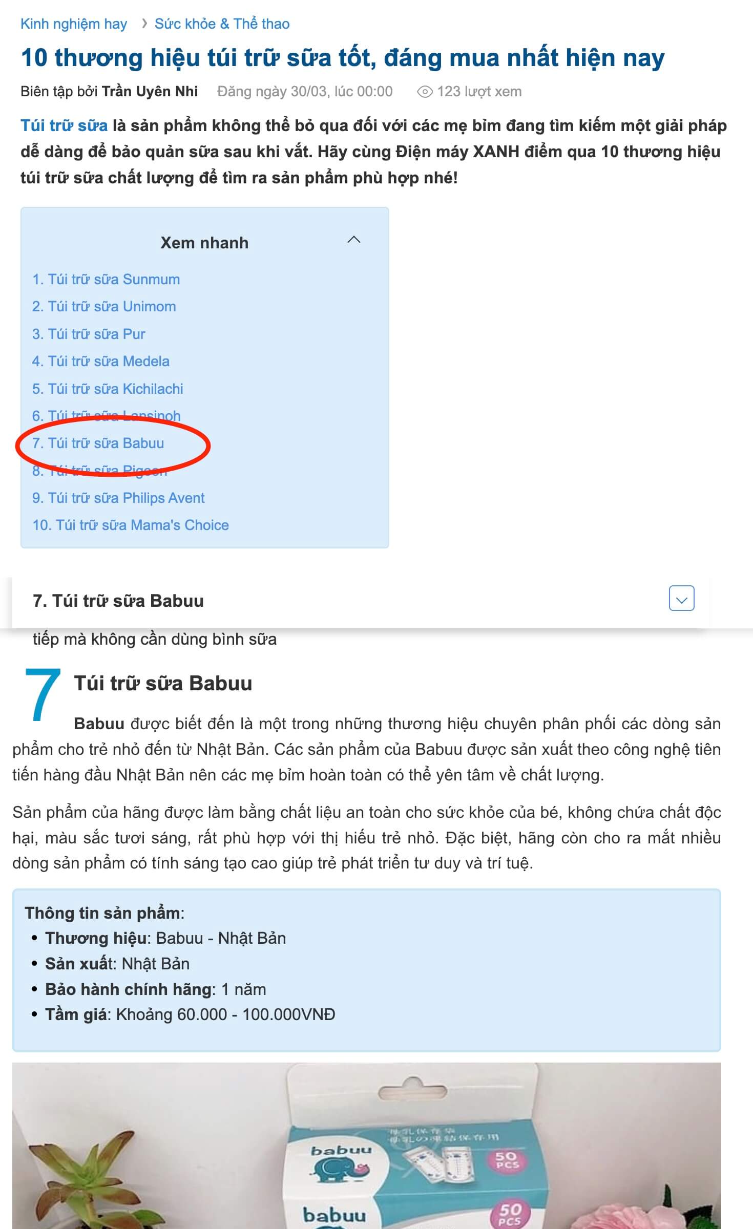 Review bình sữa babuu có tốt không của nước nào hình 20