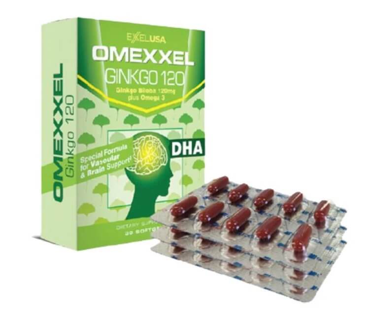 Omexxel Ginkgo 120 là thuốc gì có tác dụng gì có tốt không thành phần giá bao nhiêu hình 3