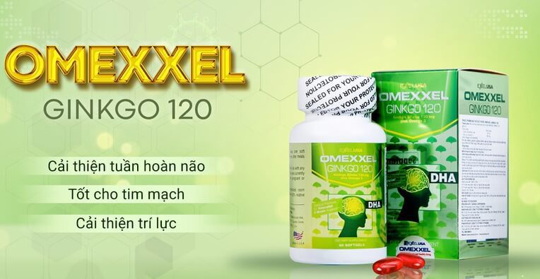 Omexxel Ginkgo 120 là thuốc gì có tác dụng gì có tốt không thành phần giá bao nhiêu hình 10