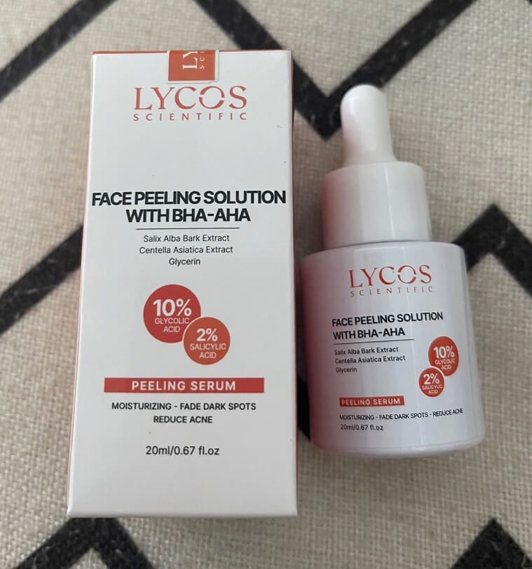 Review sản phẩm peel da Lycos có tốt không giá bao nhiêu của nước nào cách sử dụng hình 134