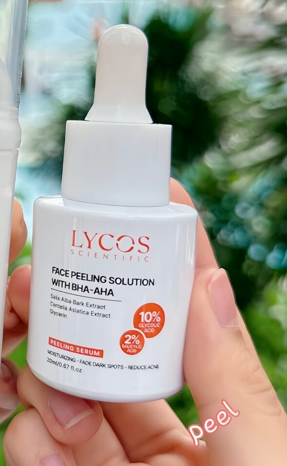 Review sản phẩm peel da Lycos có tốt không giá bao nhiêu của nước nào cách sử dụng hình 3