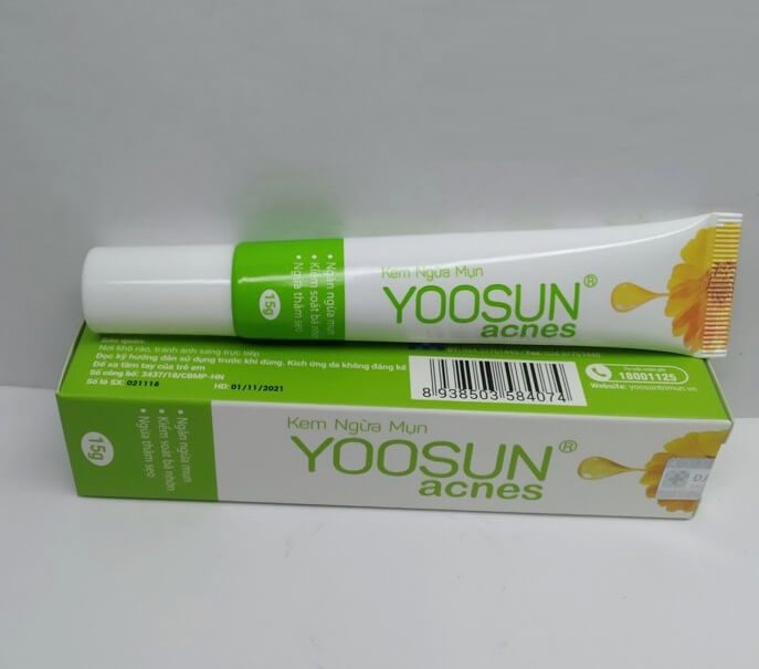 Review yoosun acnes có tốt không giá bao nhiêu tiền có trị mụn ẩn đẩy mụn công dụng có hiệu quả không bao nhiêu tuổi dùng được hình 11