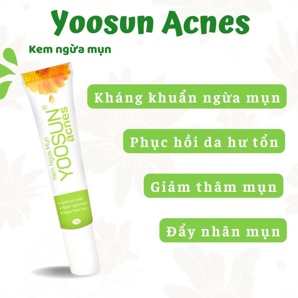 Review yoosun acnes có tốt không giá bao nhiêu tiền có trị mụn ẩn đẩy mụn công dụng có hiệu quả không bao nhiêu tuổi dùng được hình 13