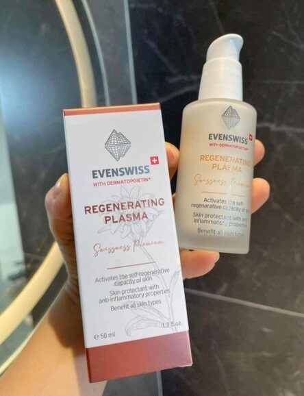 Review huyết tương Evenswiss Regenerating Plasma có tốt không cách sử dụng mẫu mới hình 8