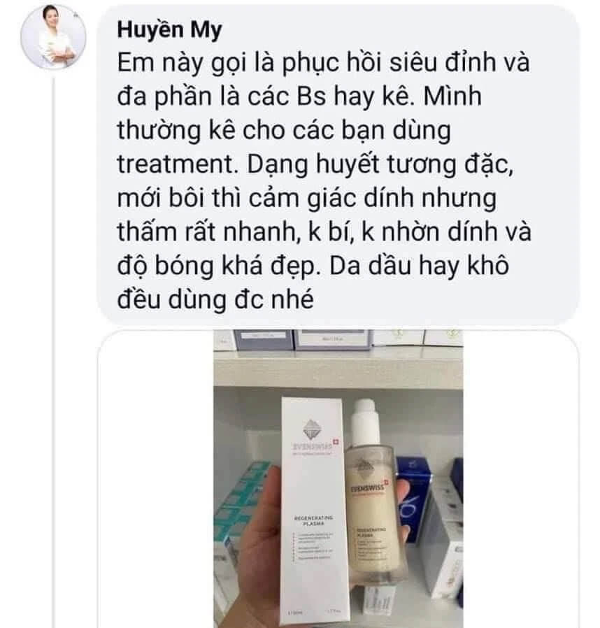 Review huyết tương Evenswiss Regenerating Plasma có tốt không cách sử dụng mẫu mới hình 21