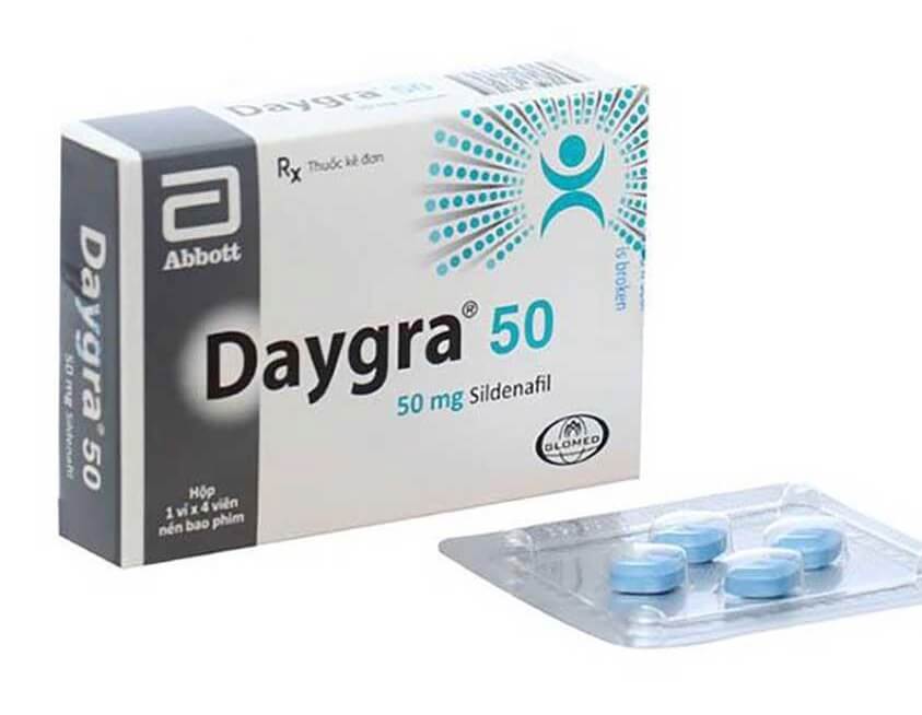 Daygra 50 là thuốc gì, có tốt không kéo dài được bao lâu tác dụng tác hại cách dùng hình 1