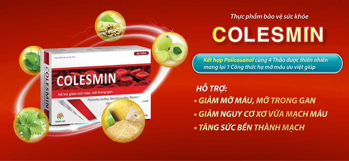 Colesmin hỗ trợ giảm mỡ máu, mỡ trong gan, tăng sức bền thành mạch hình 5
