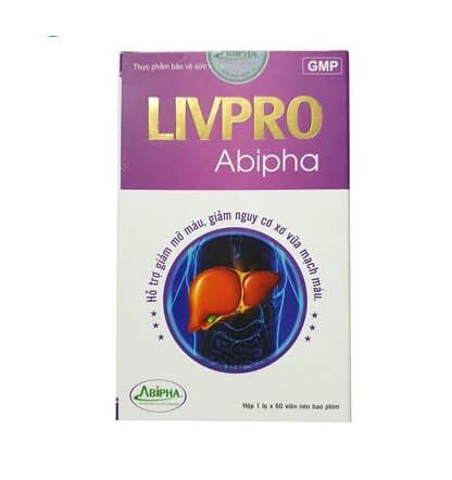 Livpro Abipha hỗ trợ giảm mỡ máu, mỡ gan, giảm nguy cơ xơ vữa mạch máu, gan nhiễm mỡ hình 3