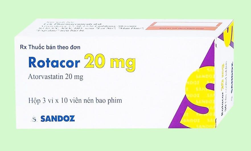 Thuốc Rotacor 20mg là thuốc gì có tác dụng gì hình 1