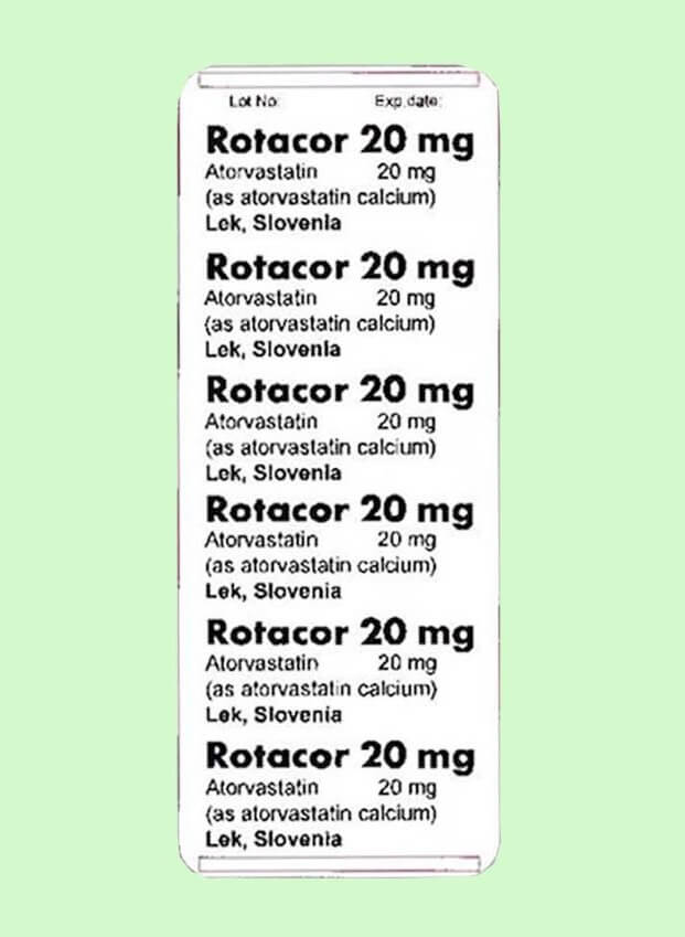 Thuốc Rotacor 20mg là thuốc gì có tác dụng gì hình 5