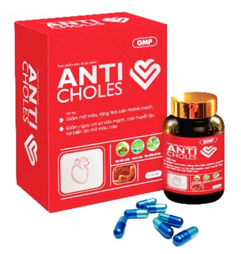 Viên uống Anti Choles có tác dụng hỗ trợ giảm mỡ máu, hỗ trợ tăng tính bền thành mạch và hỗ trợ giảm nguy cơ xơ vữa mạch máu, huyết áp cao, tai biến mạch máu não do mỡ máu gây tắc mạch được Bộ Y tế cấp phép với số đăng ký: 13310/2019/ĐKSP của Công ty Cổ Phần sản xuất dược liệu Trung Ương 28 hình 11