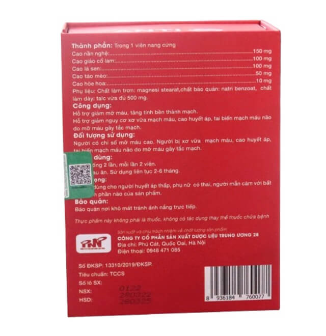 Viên uống Anti Choles có tác dụng hỗ trợ giảm mỡ máu, hỗ trợ tăng tính bền thành mạch và hỗ trợ giảm nguy cơ xơ vữa mạch máu, huyết áp cao, tai biến mạch máu não do mỡ máu gây tắc mạch được Bộ Y tế chứng nhận và cấp phép lưu hành với số đăng ký: 13310/2019/ĐKSP hình 2