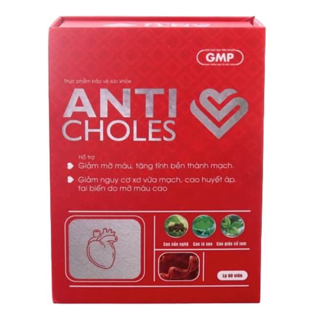 Viên uống Anti Choles có tác dụng hỗ trợ giảm mỡ máu, hỗ trợ tăng tính bền thành mạch và hỗ trợ giảm nguy cơ xơ vữa mạch máu, huyết áp cao, tai biến mạch máu não do mỡ máu gây tắc mạch được Bộ Y tế chứng nhận và cấp phép lưu hành với số đăng ký: 13310/2019/ĐKSP hình 3