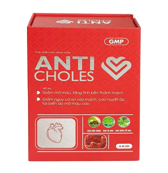 Viên uống Anti Choles có tác dụng hỗ trợ giảm mỡ máu, hỗ trợ tăng tính bền thành mạch và hỗ trợ giảm nguy cơ xơ vữa mạch máu, huyết áp cao, tai biến mạch máu não do mỡ máu gây tắc mạch được Bộ Y tế chứng nhận và cấp phép lưu hành với số đăng ký: 13310/2019/ĐKSP hình 4