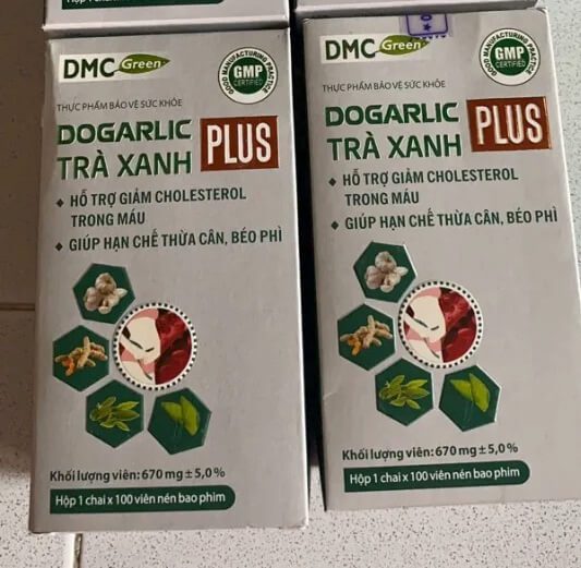 Dogarlic Trà Xanh Plus giảm mỡ máu, giảm Cholesterol máu, hạn chế thừa cân, béo phì, tăng chức năng gan, ngừa bệnh tim mạch hình 3