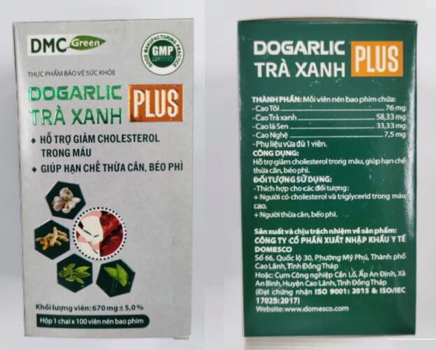 Dogarlic Trà Xanh Plus giảm mỡ máu, giảm Cholesterol máu, hạn chế thừa cân, béo phì, tăng chức năng gan, ngừa bệnh tim mạch hình 5