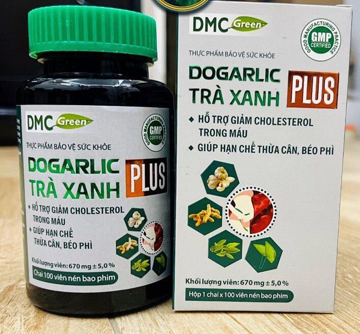 Dogarlic Trà Xanh Plus giảm mỡ máu, giảm Cholesterol máu, hạn chế thừa cân, béo phì, tăng chức năng gan, ngừa bệnh tim mạch hình 6