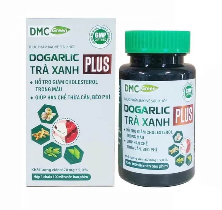 Dogarlic Trà Xanh Plus giảm mỡ máu, giảm Cholesterol máu, hạn chế thừa cân, béo phì, tăng chức năng gan, ngừa bệnh tim mạch hình 8