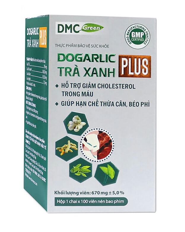 Dogarlic Trà Xanh Plus giảm mỡ máu, giảm Cholesterol máu, hạn chế thừa cân, béo phì, tăng chức năng gan, ngừa bệnh tim mạch hình 9