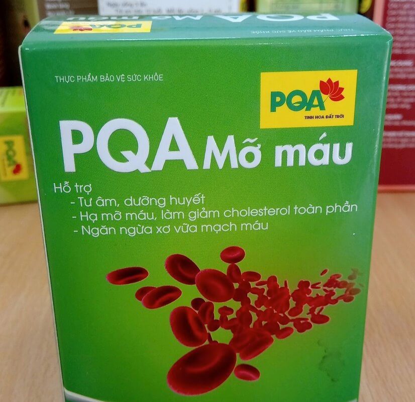 PQA Mỡ Máu hỗ trợ giảm cholesterol máu, giảm nguy cơ xơ vữa động mạch với số đăng ký 10950/2020/ĐKSP hình 7