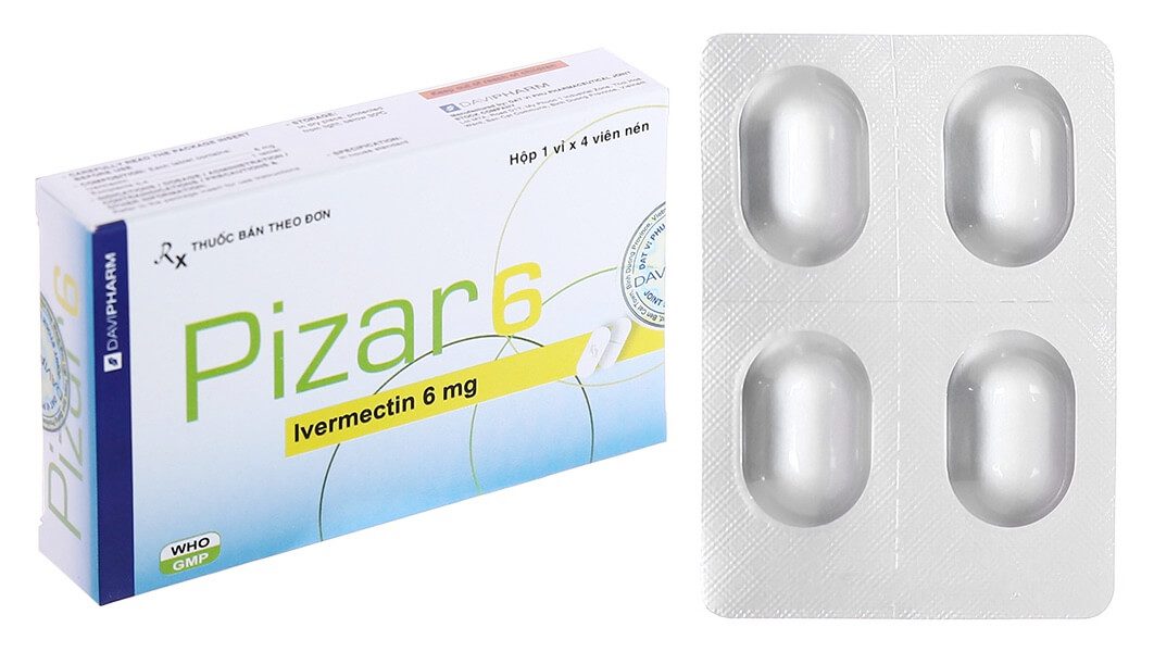 Viên nén Pizar-6 DaViPharm điều trị các bệnh nhiễm giun lươn, giun chỉ hình 2