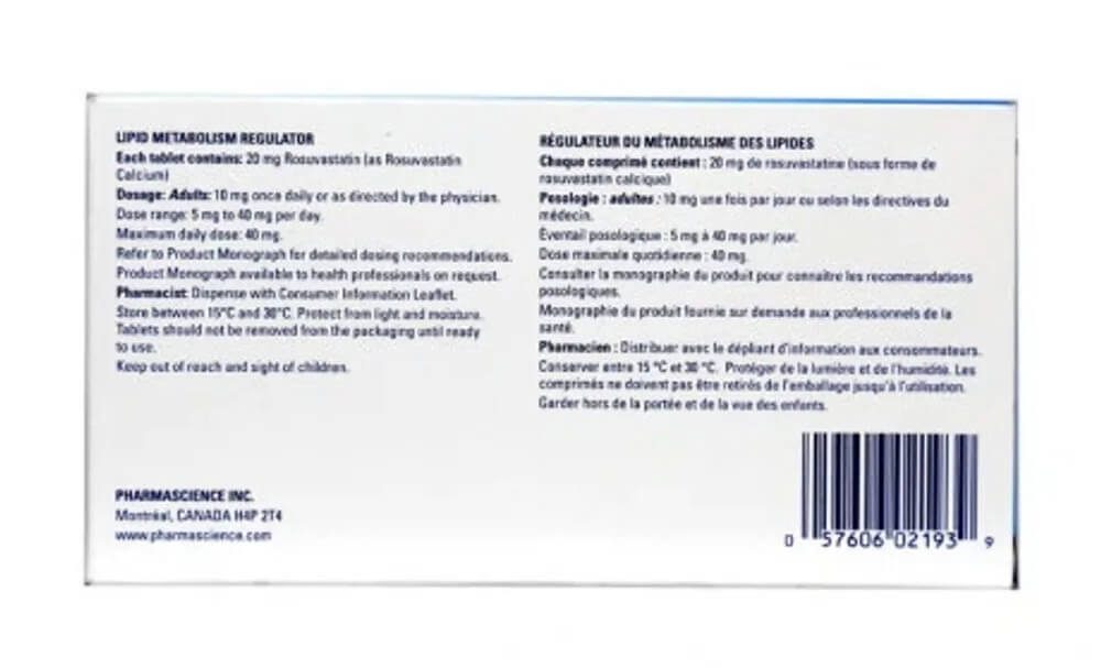 Thuốc pms-Rosuvastatin 20mg điều trị tăng cholesterol nguyên phát (loại IIa), rối loạn lipid hỗn hợp (loại IIb), tăng cholesterol gia đình kiểu đồng hợp tử, phòng ngừa các biến cố tim mạch hình 3