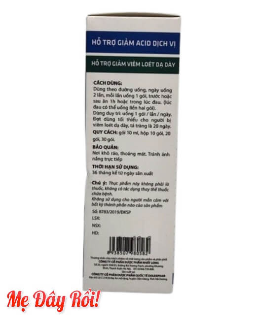 NanoGast hỗ trợ giảm acid dịch vị, giảm đầy bụng, ợ hơi, ợ chua, ợ nóng, đau thượng vị, khó tiêu, bảo vệ niêm mạc dạ dày, giúp giảm viêm loét dạ dày, tá tràng hình 3