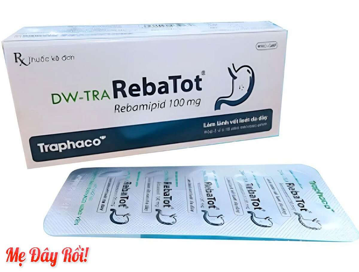 Thuốc DW-TRA RebaTot điều trị loét dạ dày, viêm dạ dày cấp, đợt cấp của viêm dạ dày mạn tính, viêm niêm mạc miệng hình 1