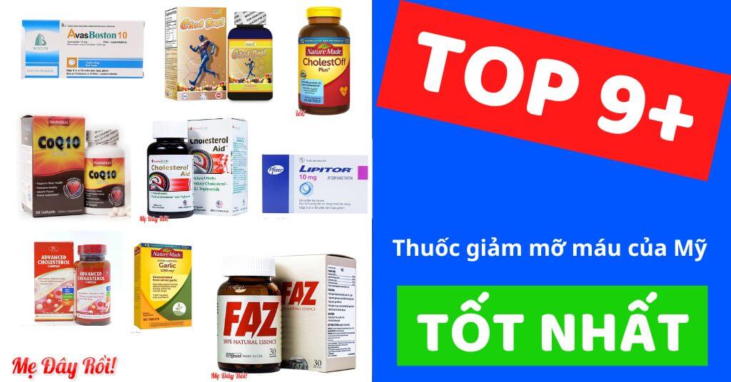 Thuốc giảm mỡ máu của Mỹ