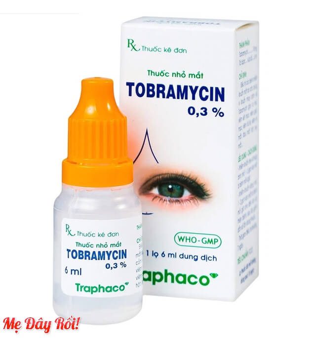 Thuốc nhỏ mắt Tobramycin 0,3% Traphaco điều trị nhiễm khuẩn mắt (6ml) hình 1