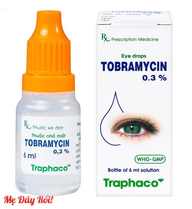 Thuốc nhỏ mắt Tobramycin 0,3% Traphaco điều trị nhiễm khuẩn mắt (6ml) hình 3