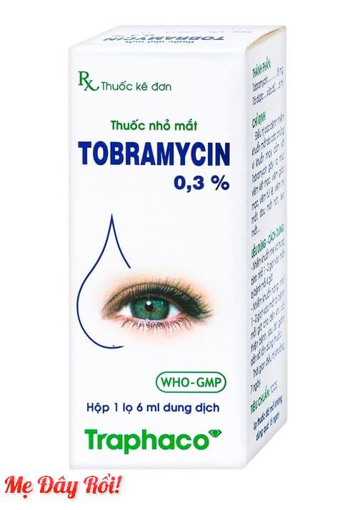 Thuốc nhỏ mắt Tobramycin 0,3% Traphaco điều trị nhiễm khuẩn mắt (6ml) hình 5