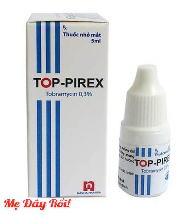 Thuốc nhỏ mắt Top-Pirex Nam Hà điều trị nhiễm khuẩn mắt 5ml hình 1