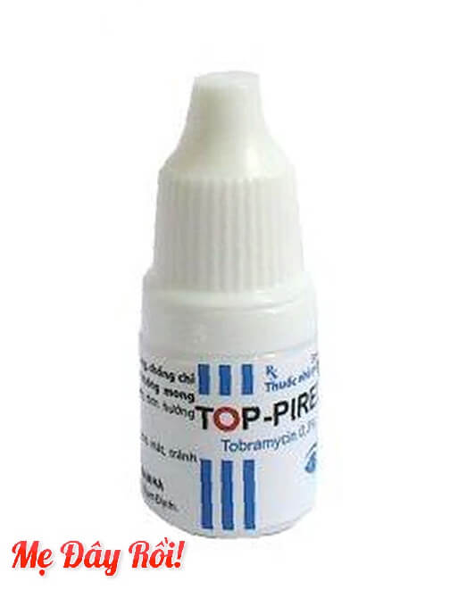 Thuốc nhỏ mắt Top-Pirex Nam Hà điều trị nhiễm khuẩn mắt 5ml hình 5