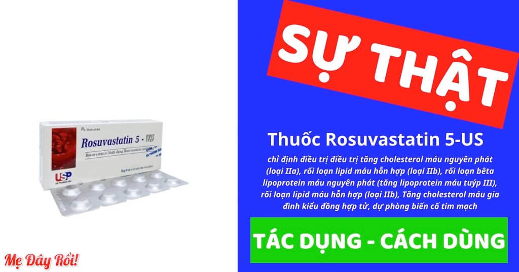 Thuốc Rosuvastatin 5-USP