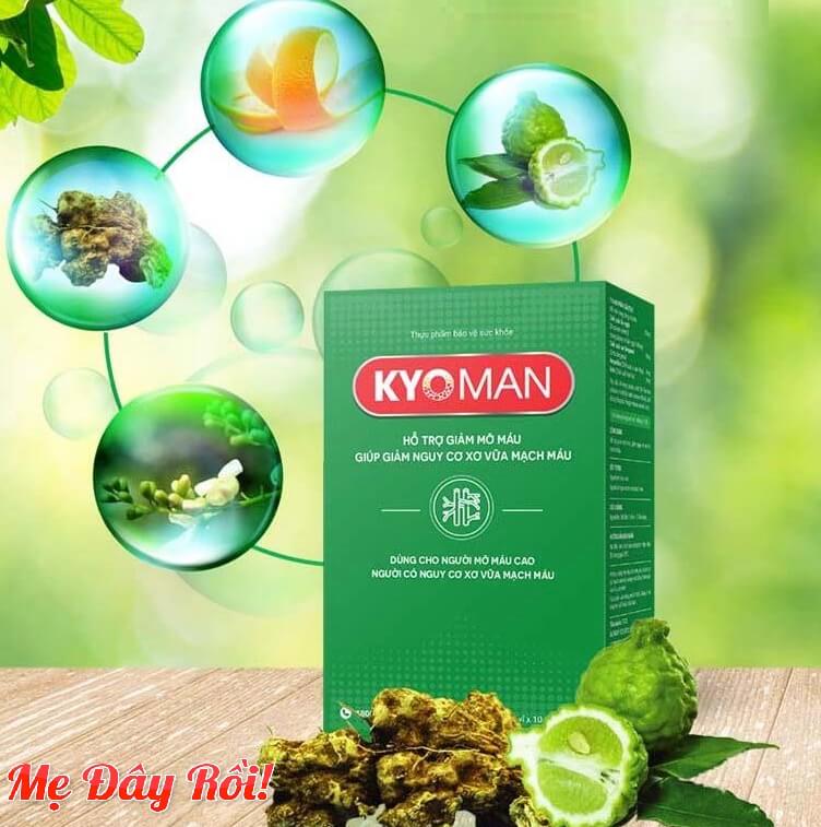 Viên mỡ máu Kyoman hình 1