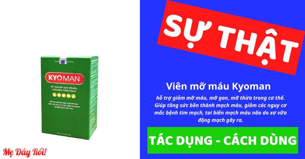 Viên mỡ máu Kyoman