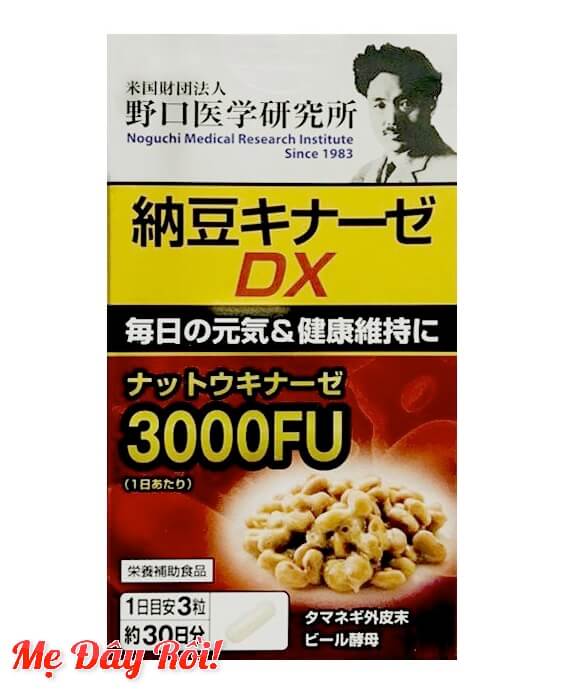 Viên uống DX Nattokinase 3000FU Noguchi Nhật Bản hình 2