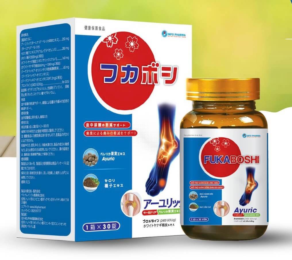 Viên uống gout Fukaboshi hình 8