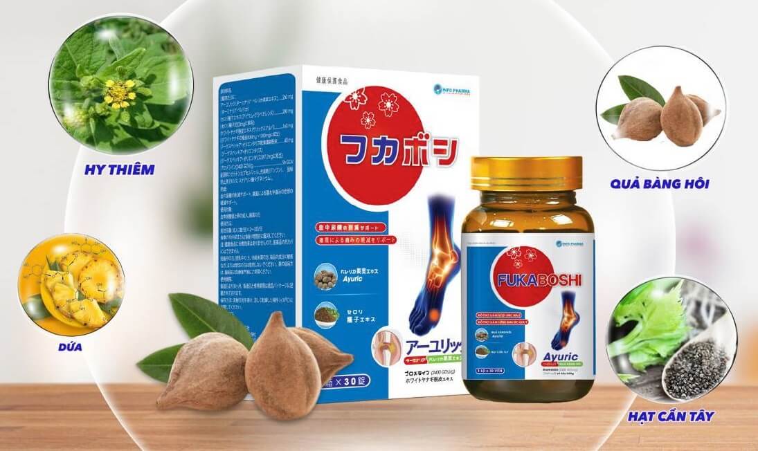 Viên uống gout Fukaboshi hình 9