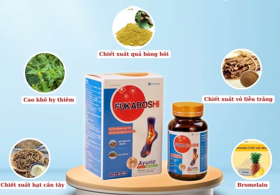 Viên uống gout Fukaboshi hình 10