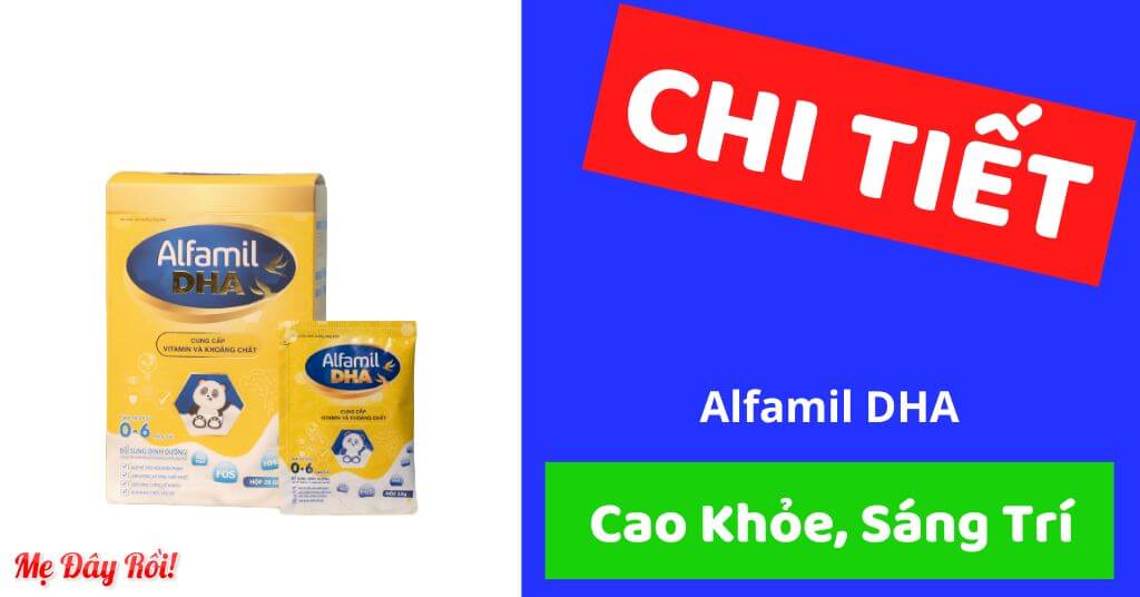 Alfamil DHA – Cao Khỏe, Sáng Trí