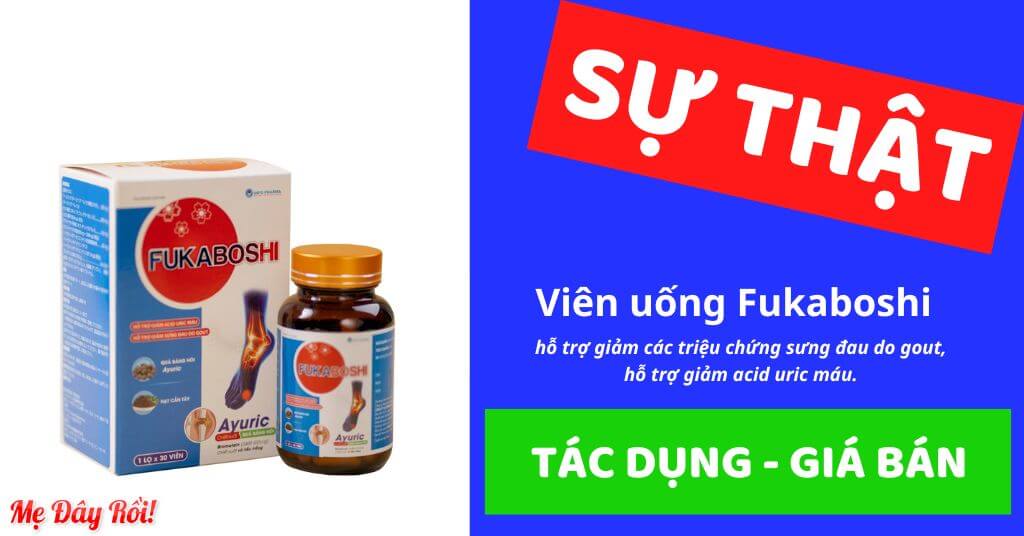 Viên uống gout Fukaboshi