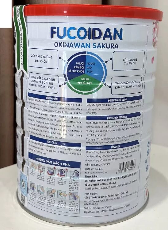 Sữa Fucoidan Okinawan Sakura hình 11