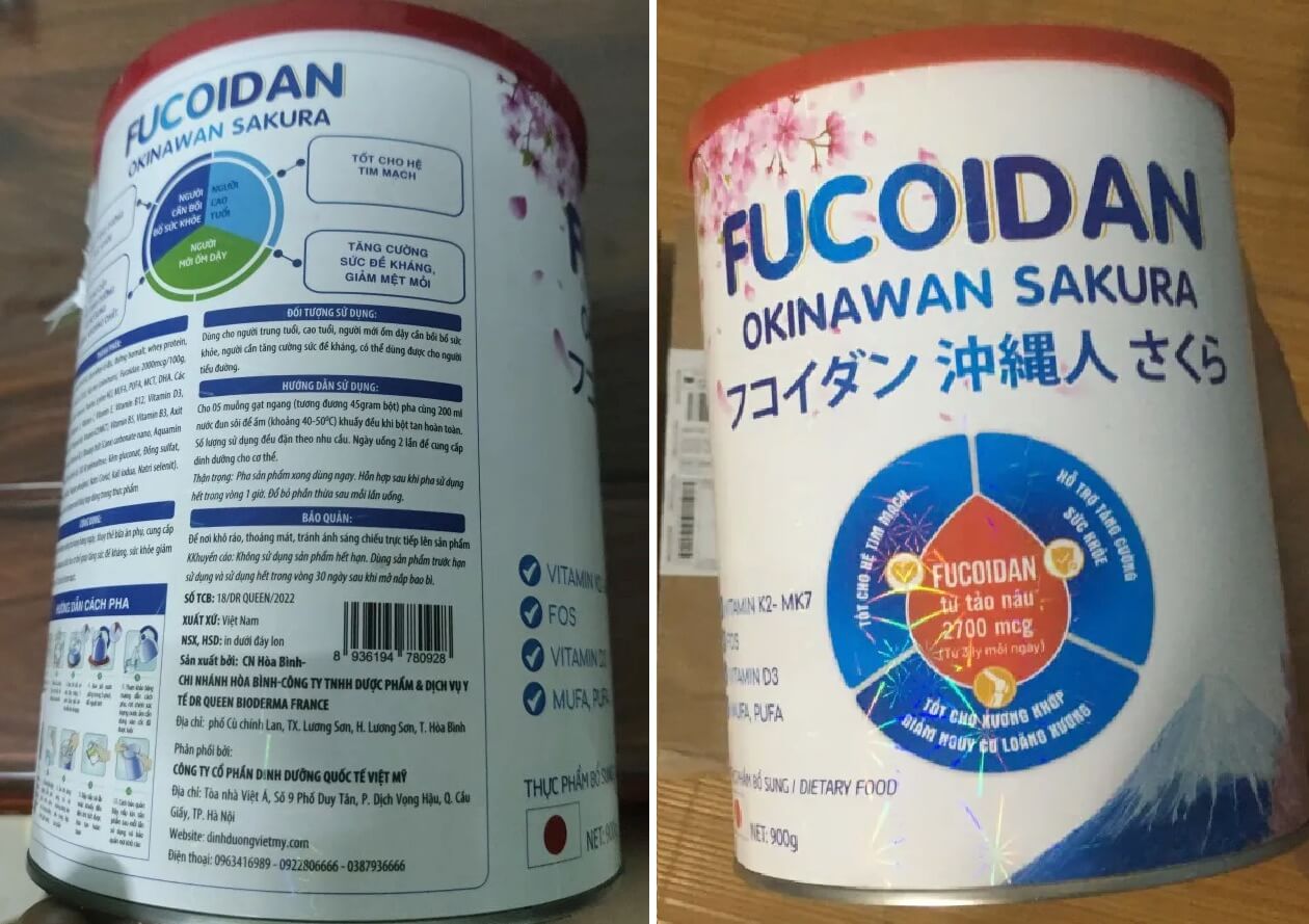 Sữa Fucoidan Okinawan Sakura hình 5