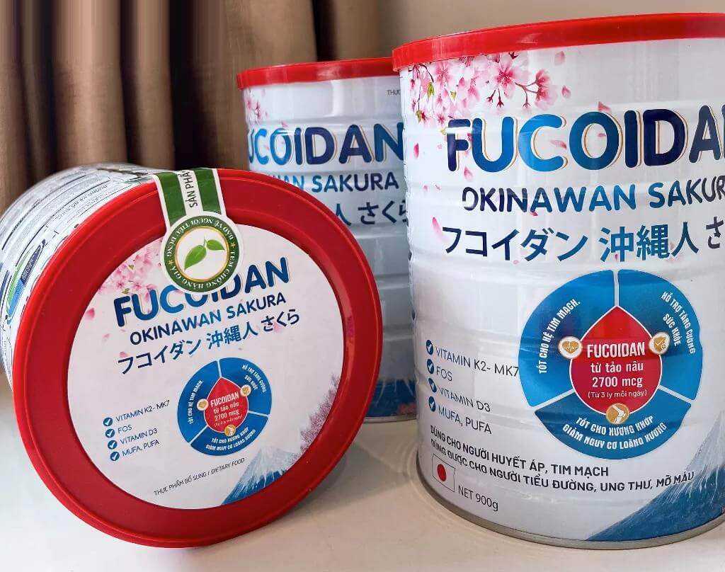 Sữa Fucoidan Okinawan Sakura hình 8