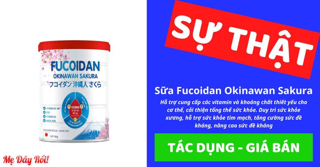 Sữa Fucoidan Okinawan Sakura